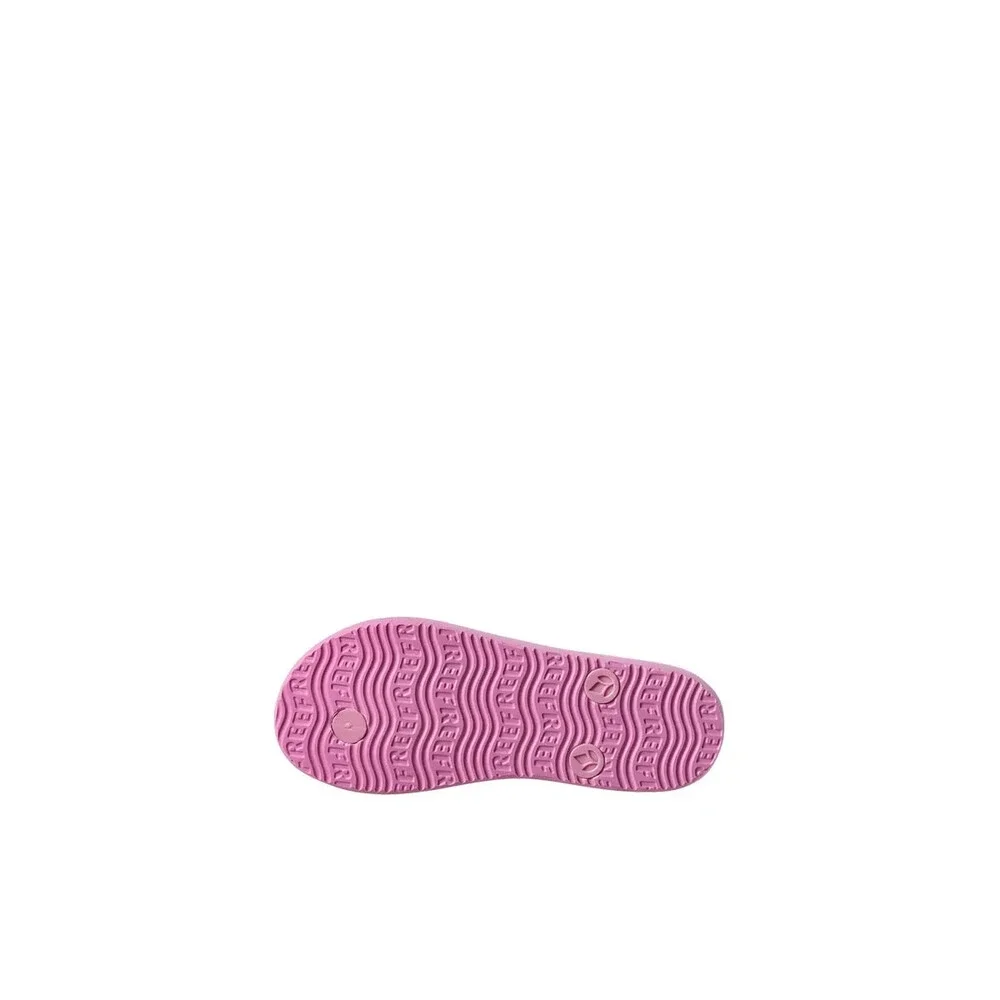 Reef Little Stargazer CJ2018 Sandals Toddler Y6 Pink Slip On Flip Flops JOBB728